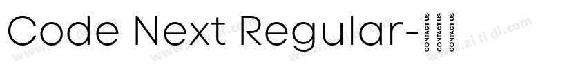 Code Next Regular字体转换